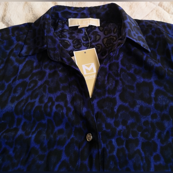Michael Kors leopard blouse - Picture 3 of 10